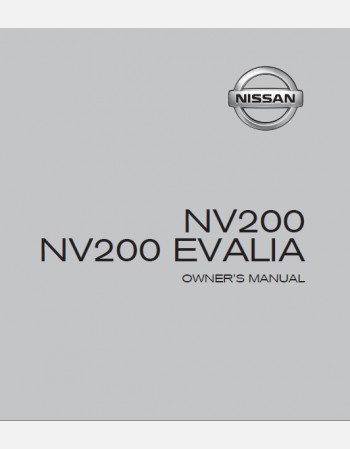 nissan nv200 2018 owners manual